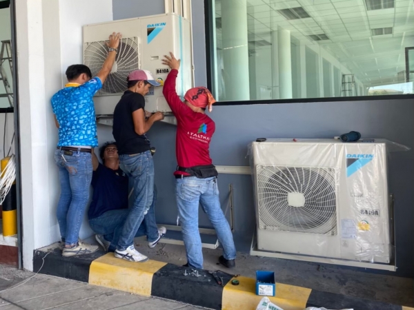 ติดตั้งแอร์ โกดัง metco3