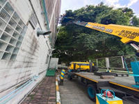 ติดตั้ง SUPPORT TAPE BARE ALUMINIUM แนวดิ่ง